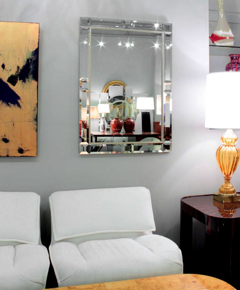 Elegant WallHanging Mirror at 1stDibs