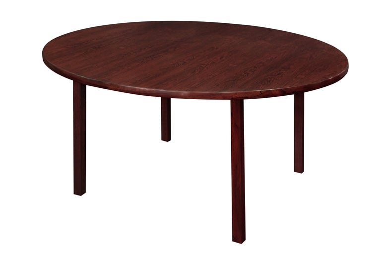 Round Dining Table In Brazilian, Rosewood Round Dining Table