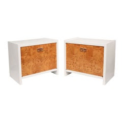 Pair of Bedside Tables by Milo Baughman