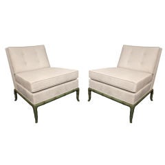 Pair of Slipper Chairs by T.H. Robsjohn-Gibbings