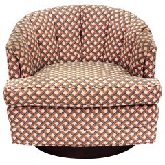 Swiveling Lounge Chair by Milo Baughman