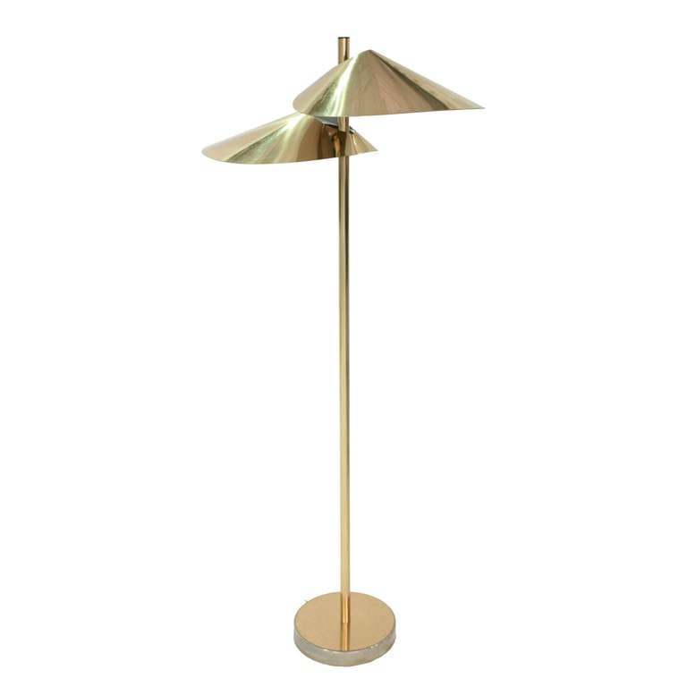 "Lilly Pad" Floor Lamp by Curtis Jere