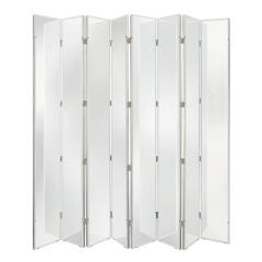 8 Panel Screen with Beveled Mirrors