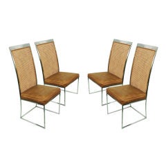 Set of 4 Chairs by Milo Baughman
