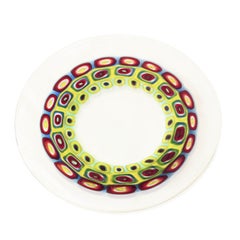 Exceptional Charger with Multi-Color Murrhines by Anzolo Fuga for A.V.E.M