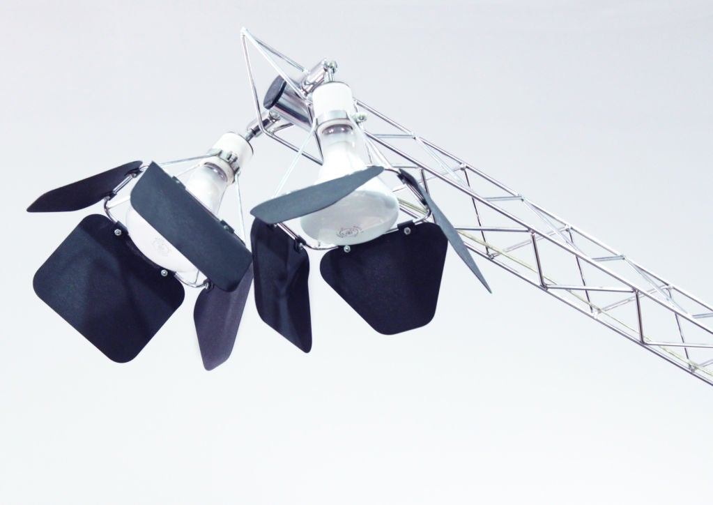 Monumental "Crane" Floor Lamp by Curtis Jere