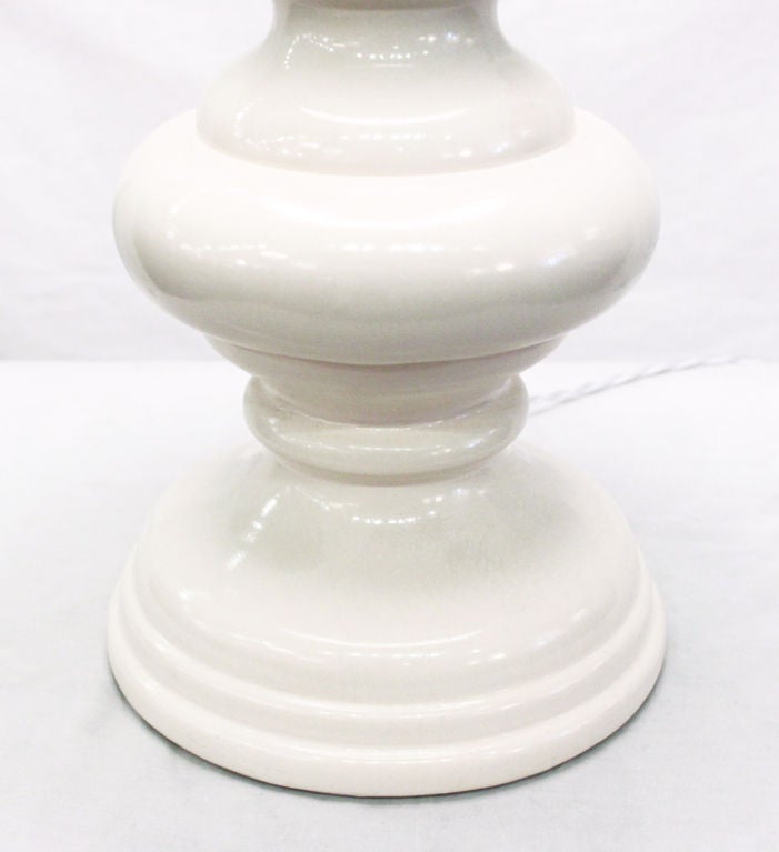 Pair of Lacquered Plaster Table Lamps by Pieri