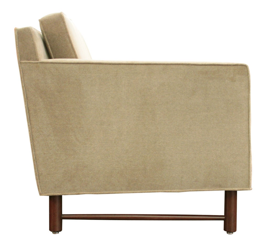 Sofa with Mahogany Stretchers by Edward Wormley