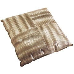 Large Custom Karung Snake Skin Pillow