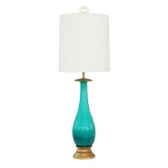 Large Hand-Blown Table Lamp by Seguso