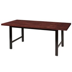 Flip Top Console Table in Brazilian Rosewood by Harvey Probber