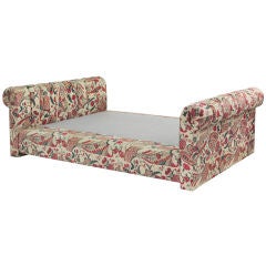 Queen Size Bed/Daybed in Graphic Silk by Jay Spectre