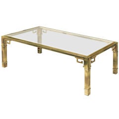 Bronze Coffee Table by Mastercraft