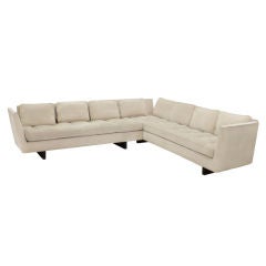 Rare Sectional Sofa with Floating Sides by Edward Wormley