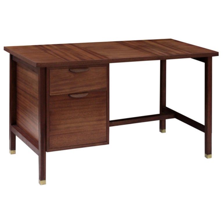 Desk in Mahogany by Harvey Probber at 1stDibs