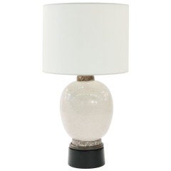 Large Ceramic Table Lamp attributed to Billy Haines