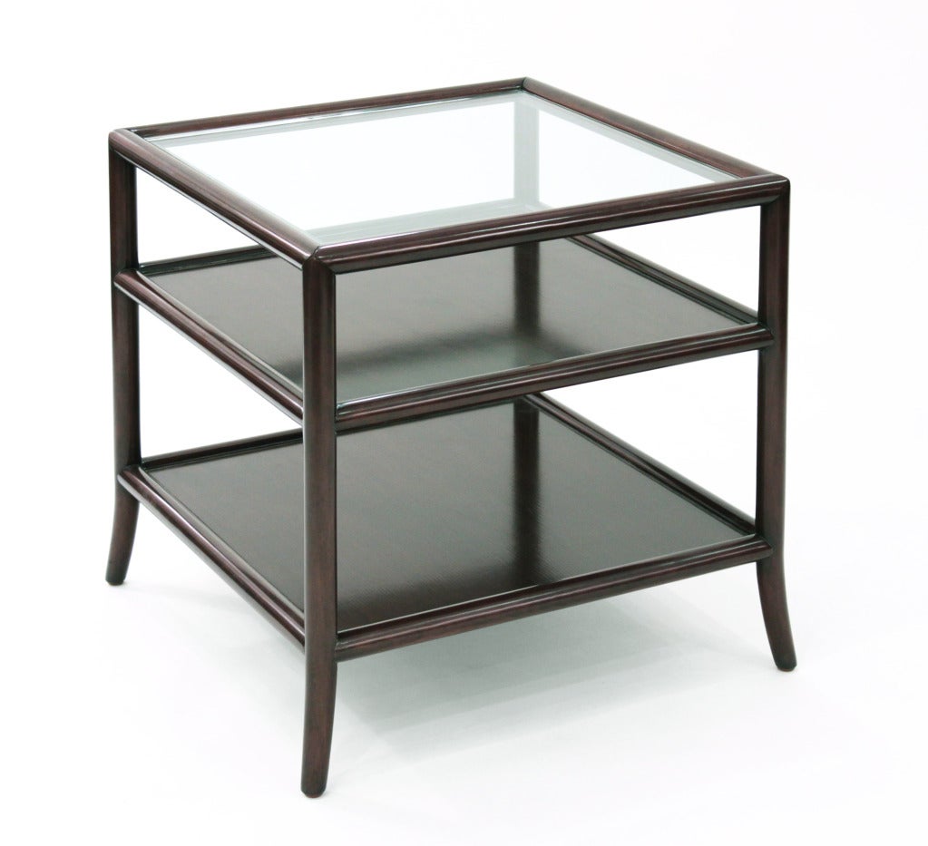 Pair of 3 Tier End Tables by Baker
