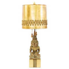 Rare Buddha Table Lamp by James Mont