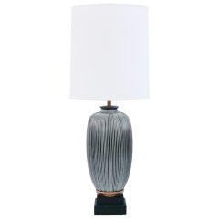 Hand-Thrown Ceramic Lamp by Ursula Ekeby for Marbro Lighting