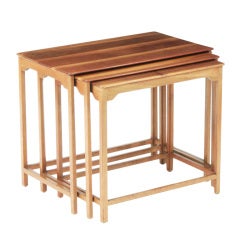 Set of Three Nesting Tables by Edward Wormley