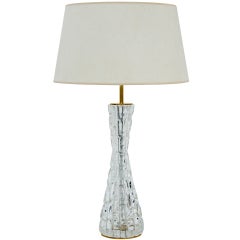 Sculptural Table Lamp with Glass by Carl Fagerlund for Orrefors 12
