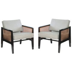 Pair of Lounge Chairs by Edward Wormley