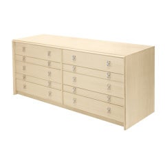 Chest of Drawers with Ivory Lacquer by Paul Frankl
