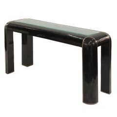 Tesselated Horn Console Table by Maitland Smith
