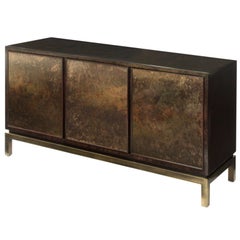 Commode with Acid Washed Bronze Doors by John Widdicomb