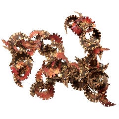 Unique Wall Sculpture in Bronze by Silas Seandel