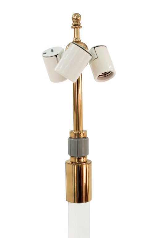 Glass Floor Lamp by Hansen