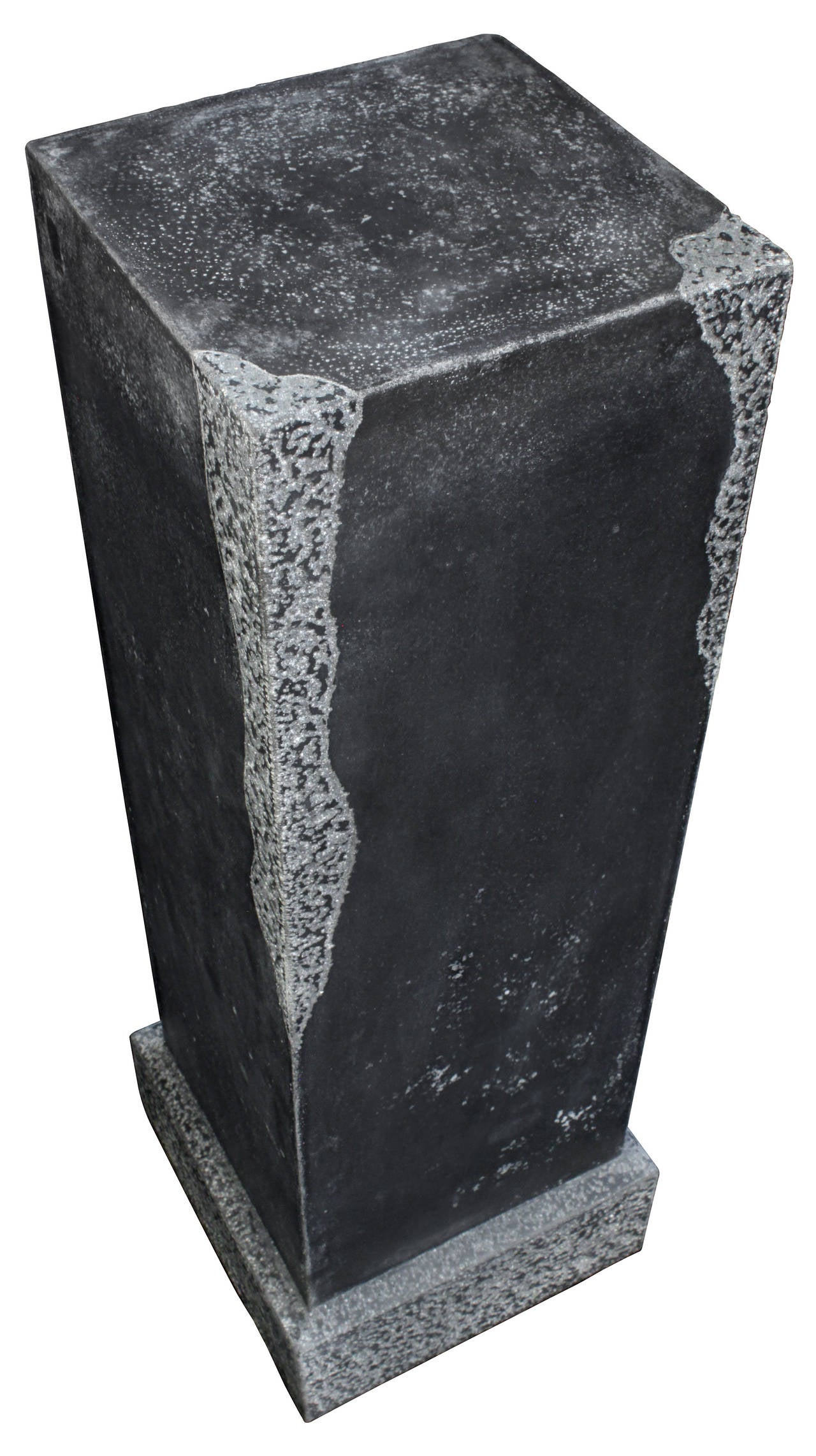 Schwarzer Granit-Sockel von Karl Springer (Moderne der Mitte des Jahrhunderts)