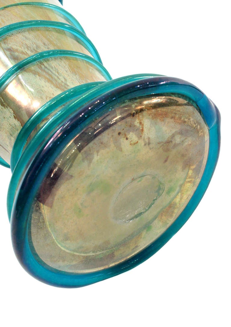 Mid-20th Century Large Handblown Glass Vase by  A.V.E.M.