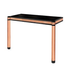 Wall Mounted "Round Leg Console Table" by Karl Springer 7