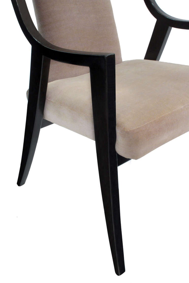 Set of 8 "Classic" Dining Chairs in Mahogany by Harvey Probber at 1stDibs