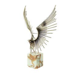 Abstract Welded Bird Sculpture by Curtis Jere 11