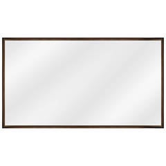 Elegant Mirror in Dark Walnut with Stepped Frame by T.H. Robsjohn-Gibbings 9
