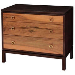 Chest of Drawers in French Walnut by Edward Wormley