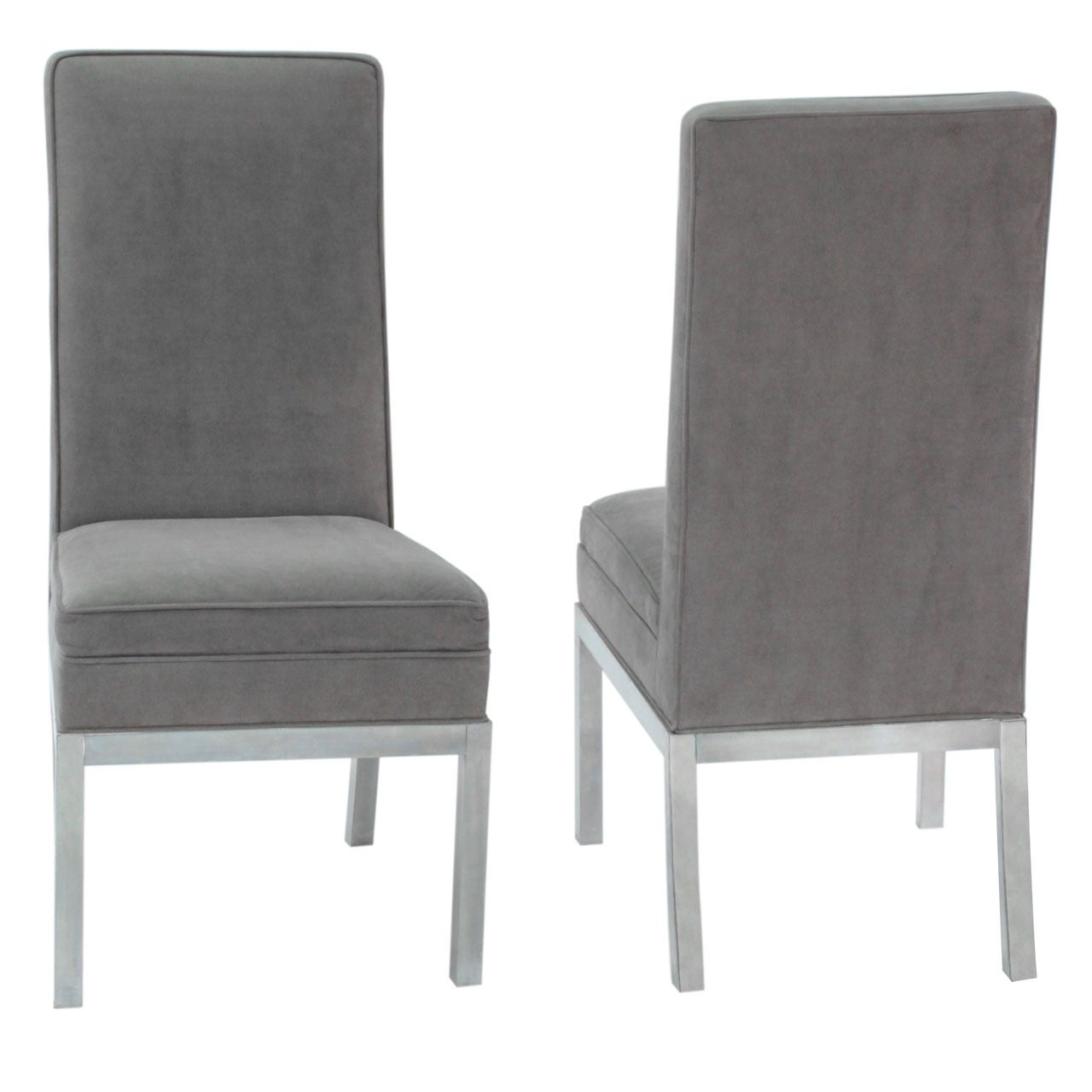 Set of 6 Elegant High Back Dining Chairs