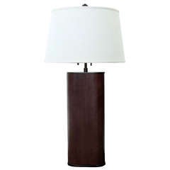 Table Lamp in Brown Whip Snake by Karl Springer 3