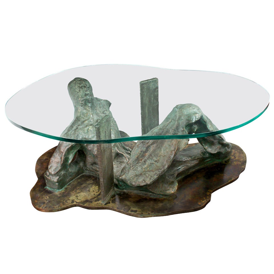 "Silence" a One-of-a-Kind Coffee Table by Philip and Kelvin Laverne