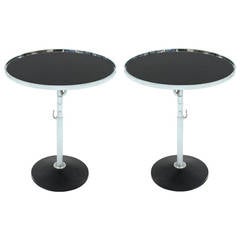 Pair of Adjustable End / Coffee / Occasional Tables by Dux