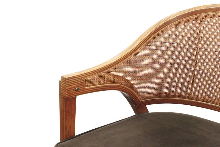 Mid-20th Century Pair of Lounge Chairs in Laminated Ash by Edward Wormley