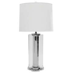 Chic Lucite Table Lamp in the manner of Karl Springer