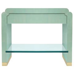 Side Table in Karung Snake Skin by Ron Seff 5
