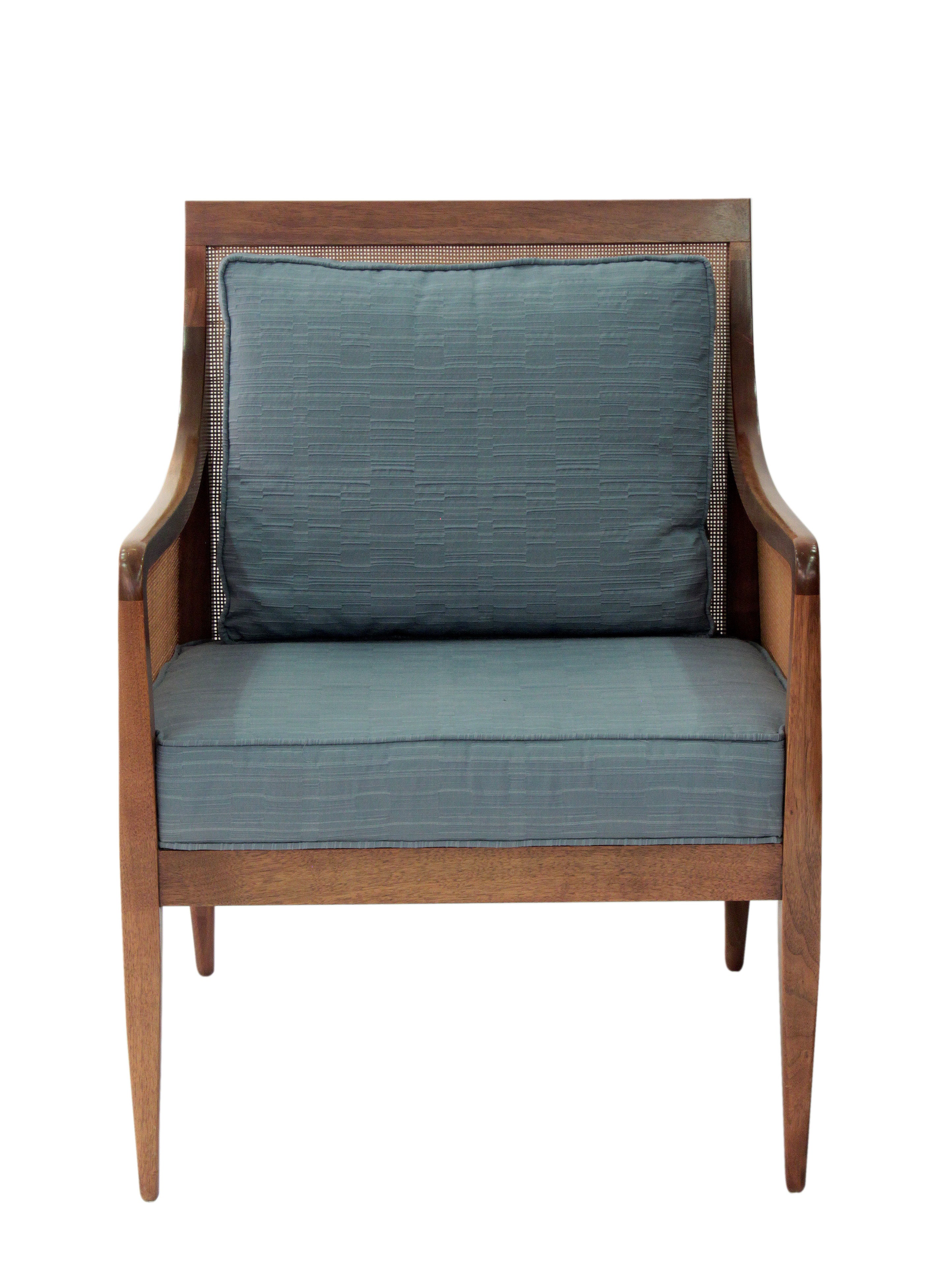 Pair of Upholstered Club Chairs by Kipp Stewart for Directional
