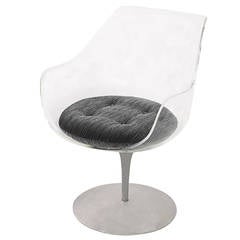 Swiveling "Champagne Chair" in Lucite by Erwine and Estelle Laverne