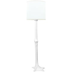 Chic Ostrich Foot Floor Lamp in Resin