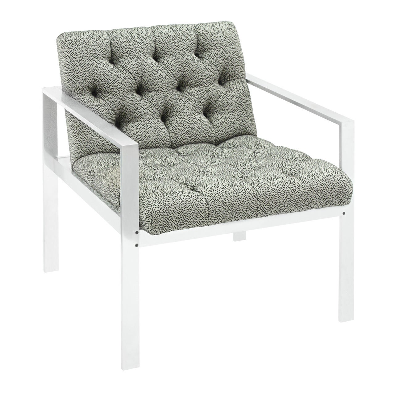 Lounge Chair with Aluminium Frame by Harvey Probber