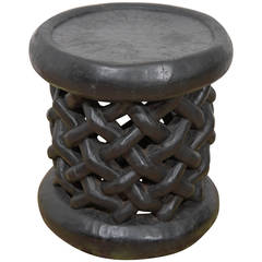 African Cameroon Hand-Carved Stools